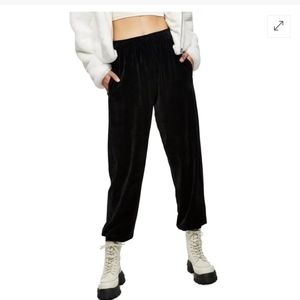 Topshop velvet jogger